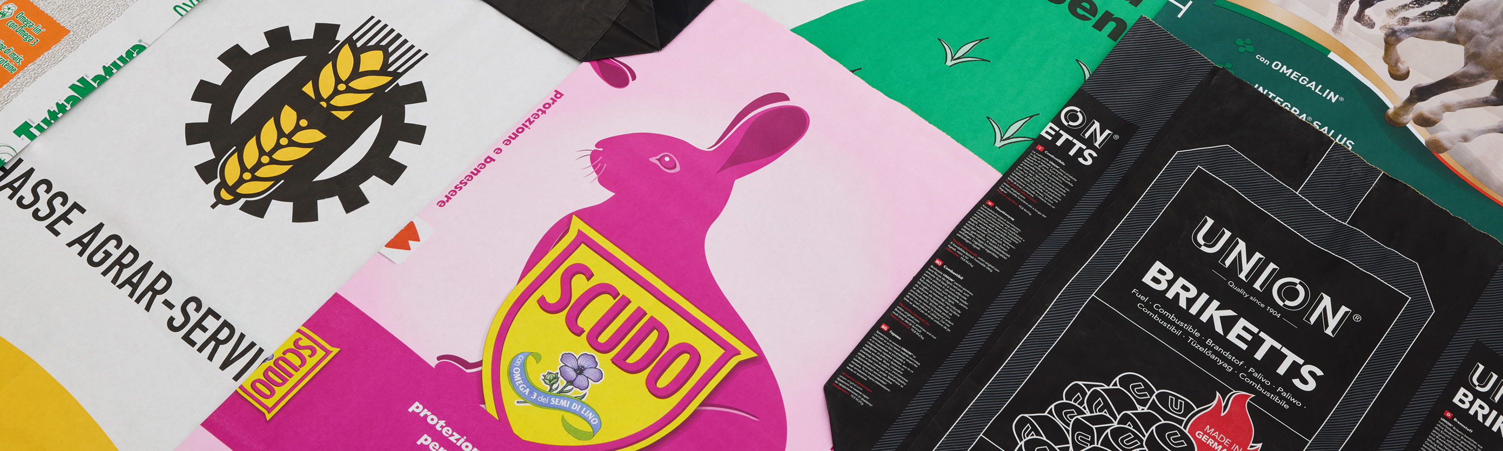 Header sacchi a bocca aperta